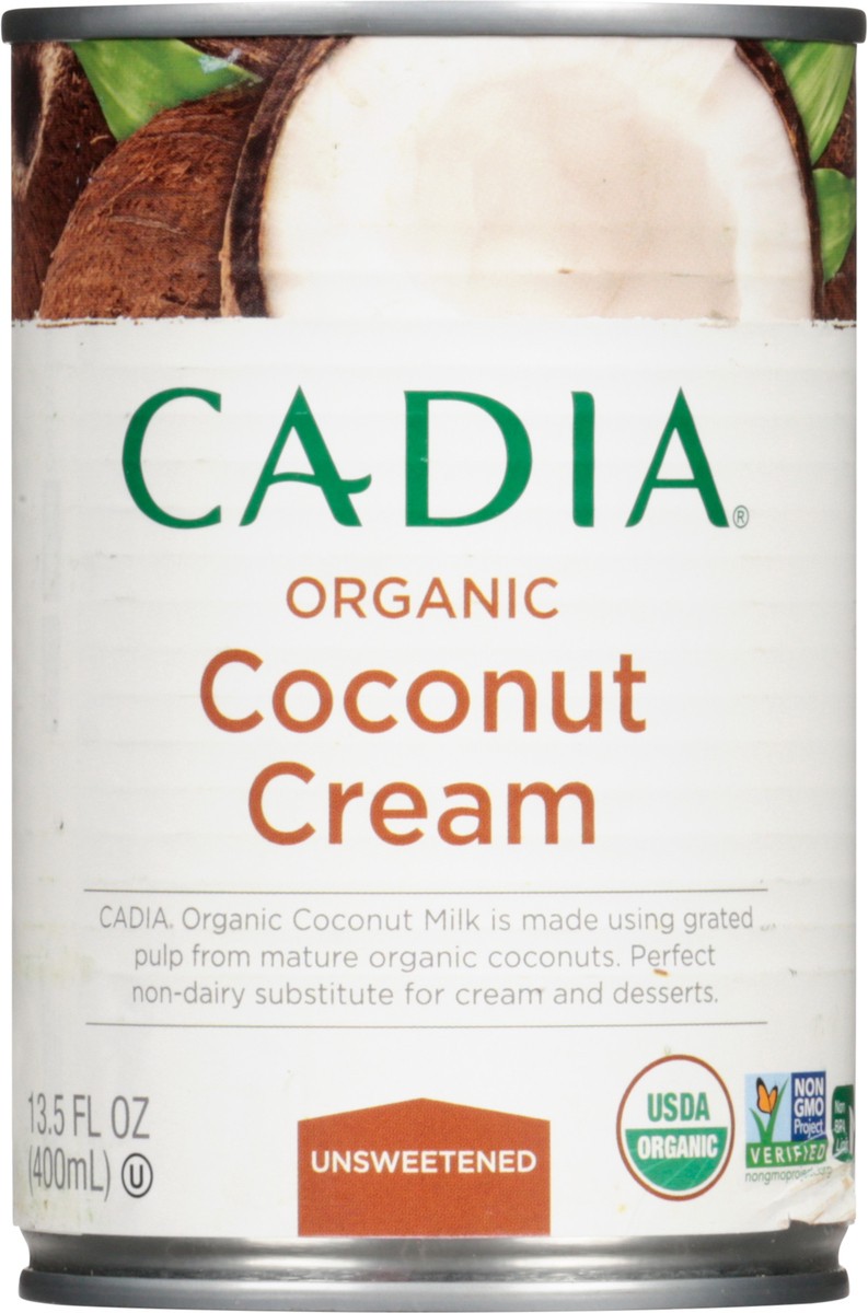 slide 3 of 13, Cadia Organic Unsweetened Coconut Cream 13.5 fl oz, 13.5 fl oz