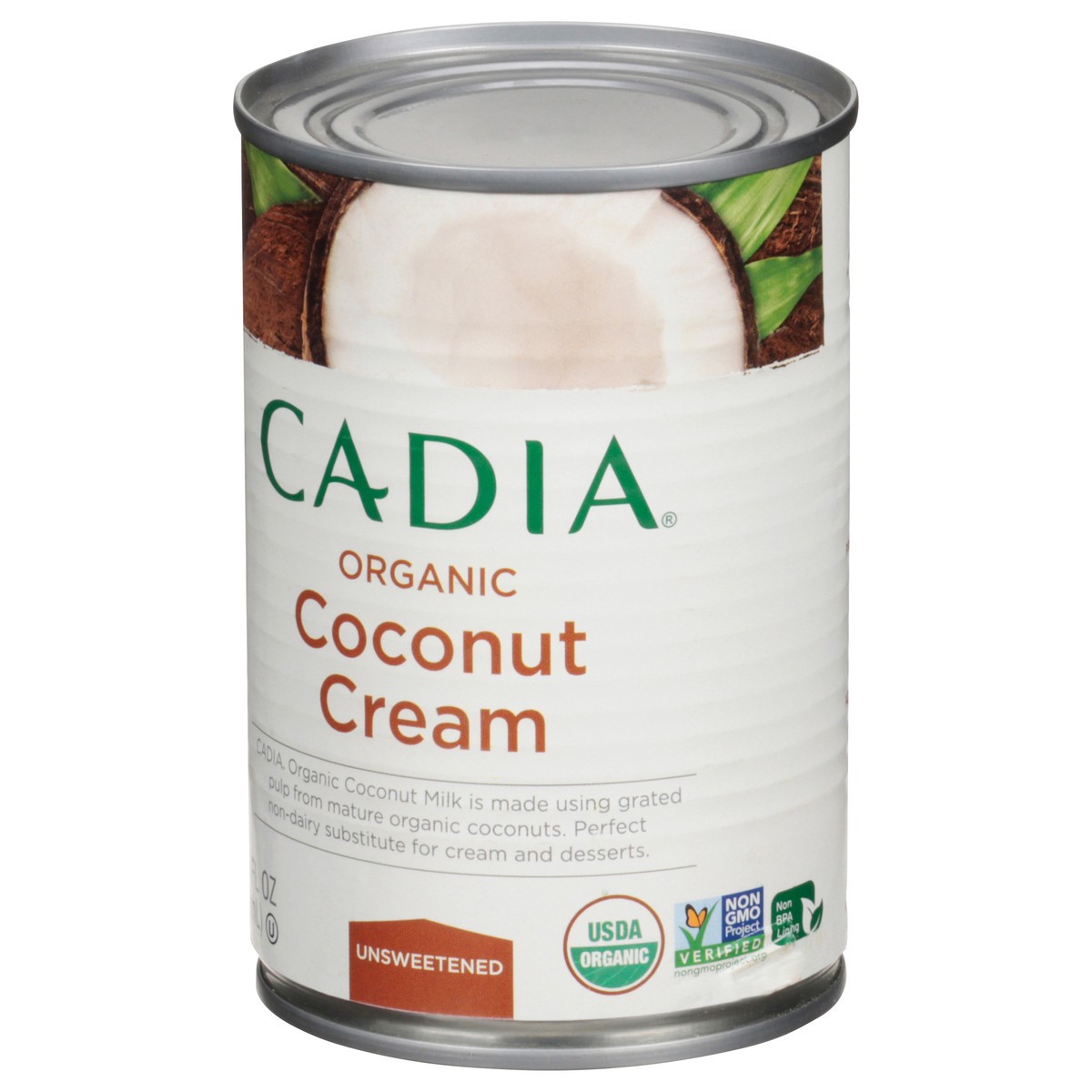 slide 5 of 13, Cadia Organic Unsweetened Coconut Cream 13.5 fl oz, 13.5 fl oz