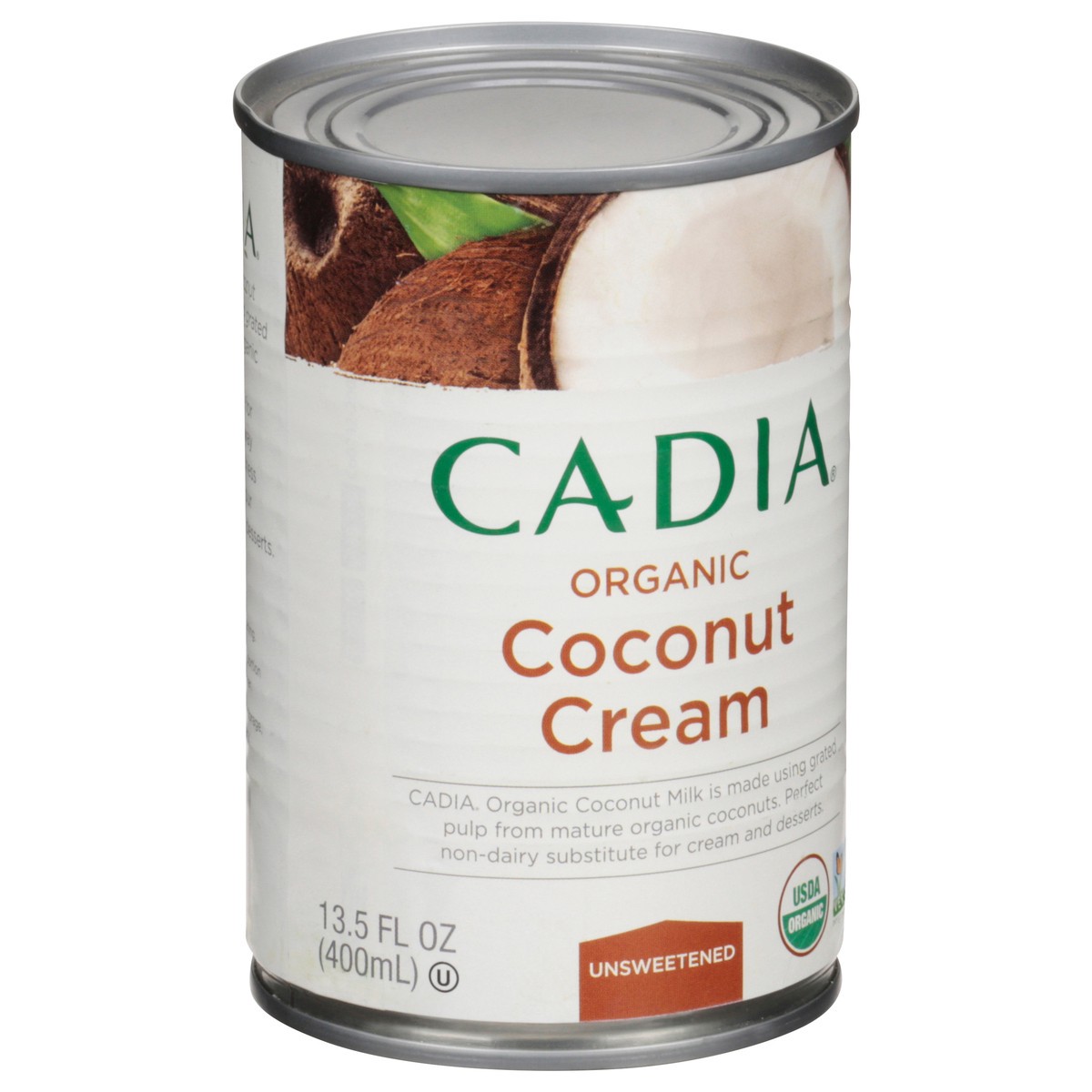 slide 8 of 13, Cadia Organic Unsweetened Coconut Cream 13.5 fl oz, 13.5 fl oz