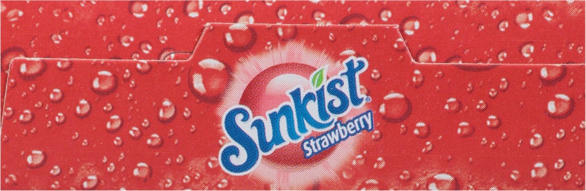 slide 9 of 9, Sunkist Singles to Go! Zero Sugar Strawberry Drink Mix 6 Sticks - 6 ct, 6 ct