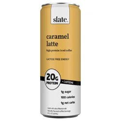 Slate Caramel Latte High Protein Iced Coffee