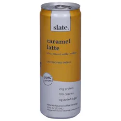 Slate Caramel Latte High Protein Iced Coffee
