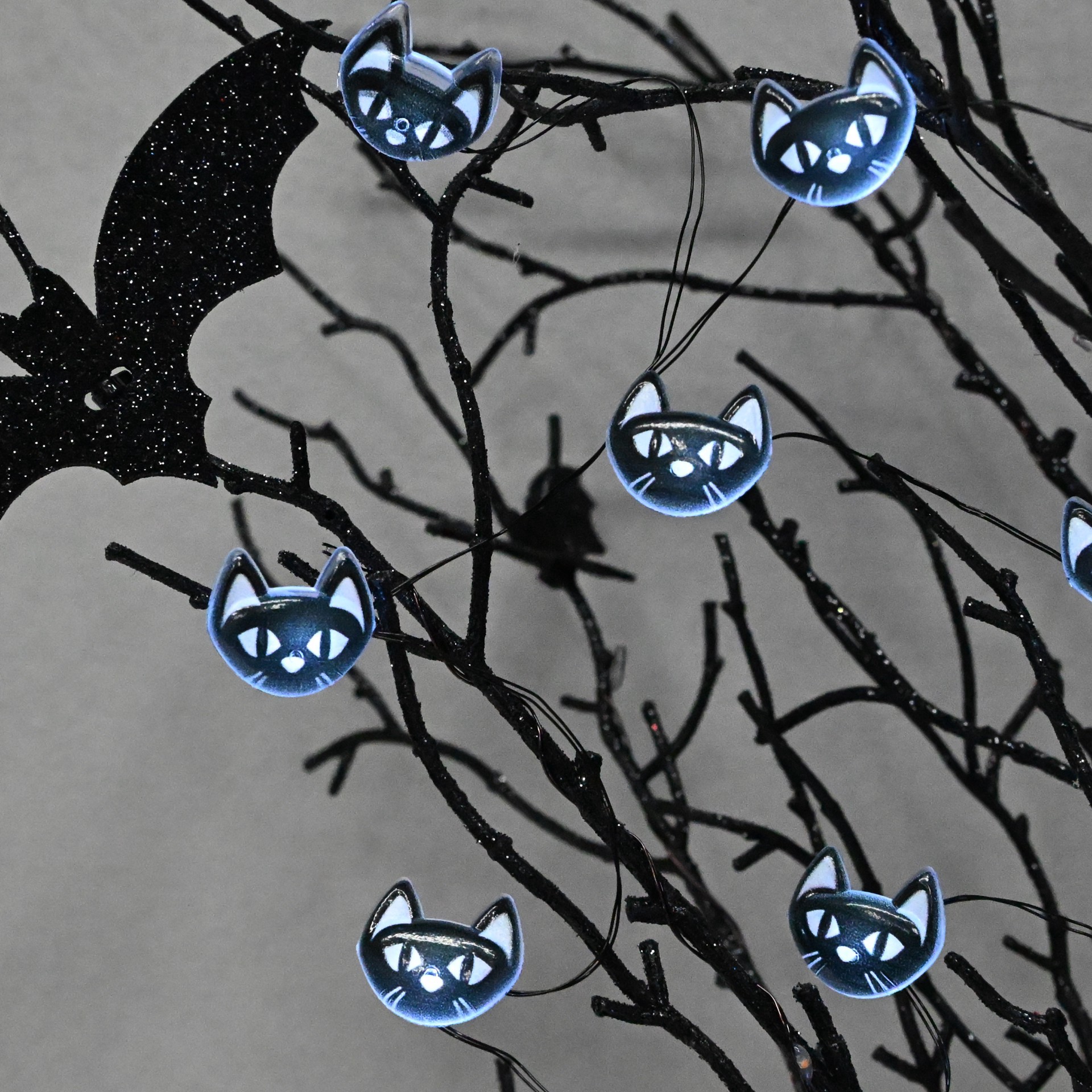 slide 3 of 4, 18ct. Black Cat Icon String Lights By Ashland, 18 ct