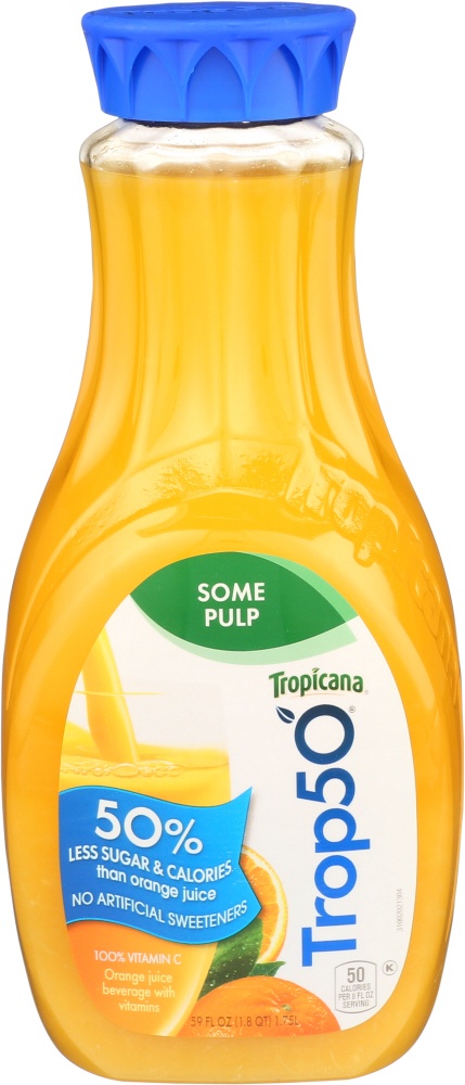 slide 1 of 1, Tropicana Trop50 Some Pulp 59 Fl Oz, 59 fl oz