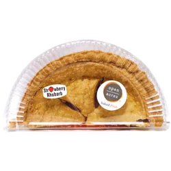 Open Acres Strwbrry Rhubarb Split Pie