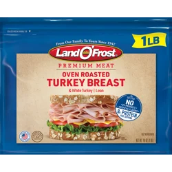 Land O' Frost Premium Lunch Meat Oven Roasted Turkey Breast 1 lb