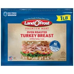 Land O' Frost Premium Lunch Meat Oven Roasted Turkey Breast 1 lb