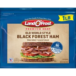LAND O FROST Land O'frost Premium Lunch Meat Sliced Black Forest Ham, 16 Oz