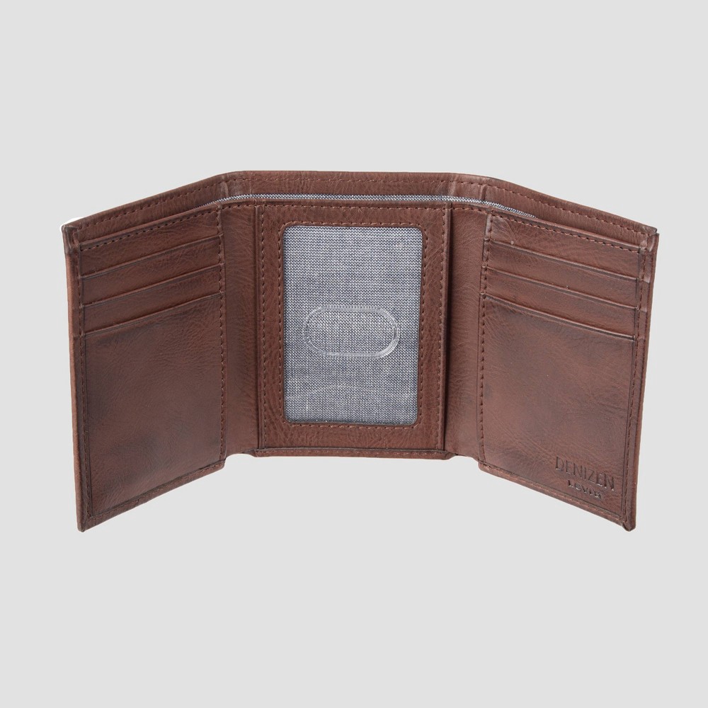 DENIZEN from Levi's RFID Thin Trifold Wallet - Brown 1 ct | Shipt