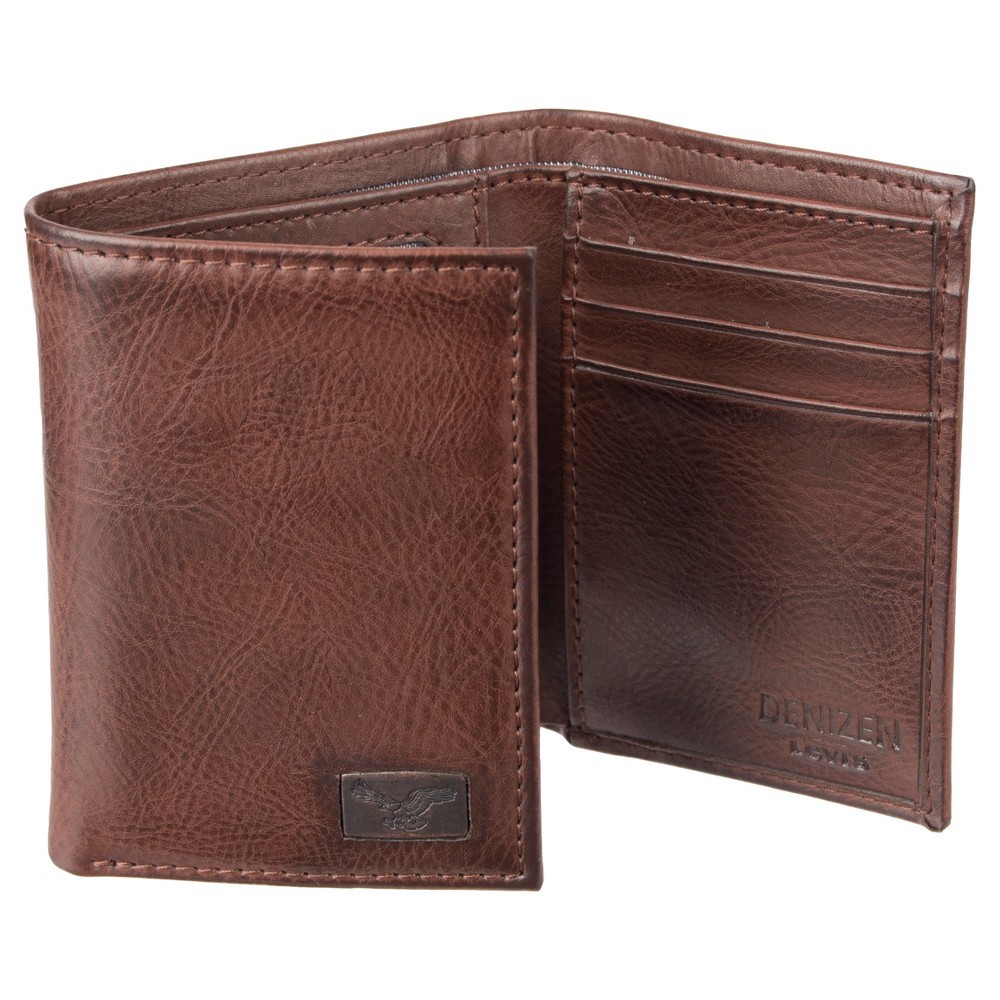 DENIZEN from Levi's RFID Thin Trifold Wallet - Brown 1 ct | Shipt