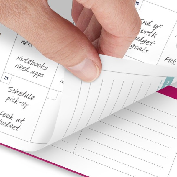 slide 6 of 8, 2024-2025 At-A-Glance Simplified By Emily Ley Weekly/Monthly Academic Planner, 5-1/2"" X 8-1/2"", Pink, July 2024 To June 2025, El27-200A, 1 ct