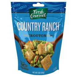 Fresh Gourmet 3 Oz Homestyle Country Ranch Croutons, Bag