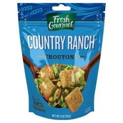 Fresh Gourmet 3 Oz Homestyle Country Ranch Croutons, Bag
