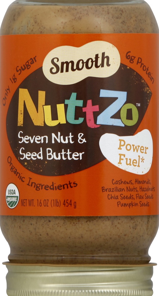 slide 2 of 2, NuttZo Seven Nut & Seed Butter 16 oz, 16 oz