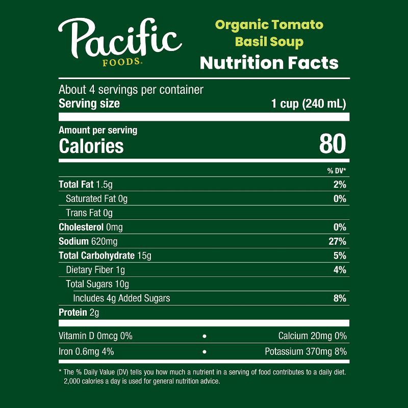 slide 4 of 12, Pacific Foods Plant Based Organic Gluten Free Vegan Tomato Basil Soup - 32 fl oz, 32 fl oz