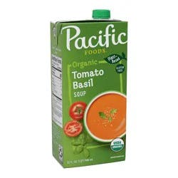 Pacific Foods Plant Based Organic Gluten Free Vegan Tomato Basil Soup - 32 fl oz