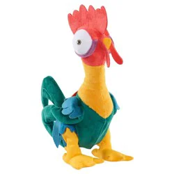 Disney Moana Clucking Hei Hei Plush: Character Toy from Moana, Polyester Fabric