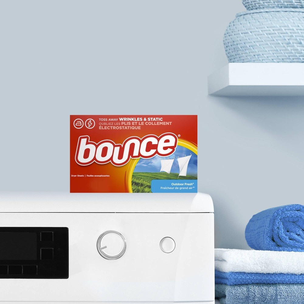 slide 8 of 8, Bounce Outdoor Fresh Dryer Sheets - 60ct, 60 ct