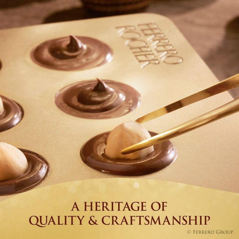 slide 8 of 9, Ferrero Rocher Fine Hazelnut Chocolate Candy - 7oz/16ct, 7 oz, 16 ct