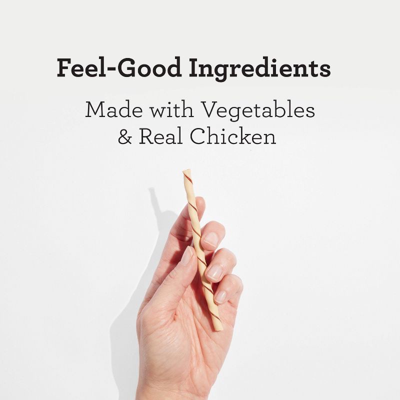 slide 8 of 12, DreamBone Twist Sticks with Chicken and Vegetable Flavor Dog Treats - 9.7oz/50ct, 9.7 oz, 50 ct