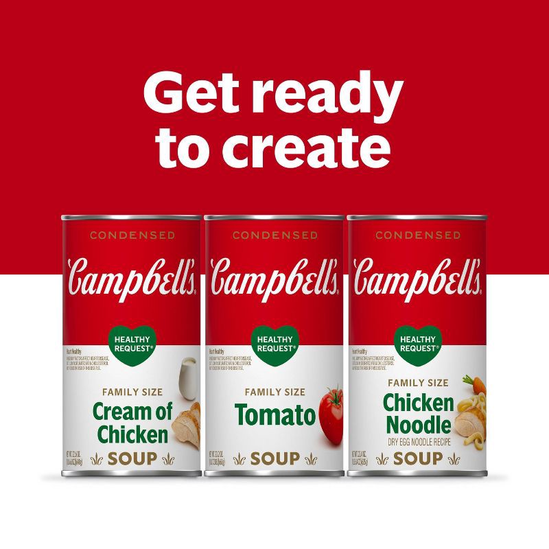 slide 5 of 11, Campbell's Condensed Family Size Healthy Request Chicken Noodle Soup - 22.4oz, 22.4 oz