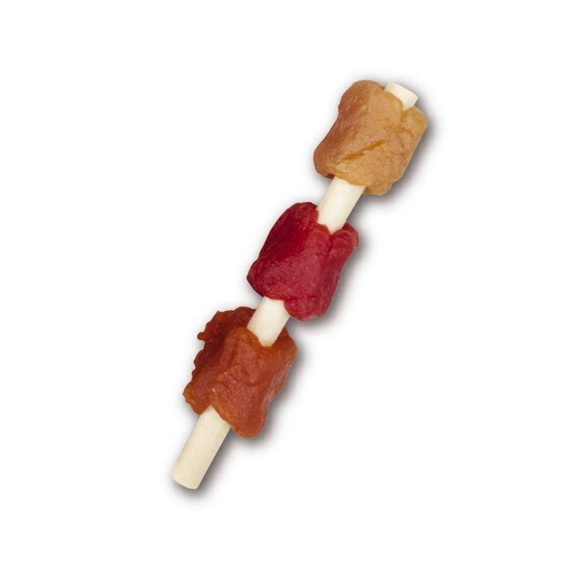 slide 6 of 7, DreamBone Rawhide Free Dream Kabobz with Real Chicken,Beef and Pork Dog Treats - 18ct, 18 ct