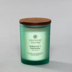 8.8oz Lidded Glass Jar Candle Water Lily Pear - Chesapeake Bay Candle: Balance & Harmony, Soy Wax, Essential Oils, 50hr Burn