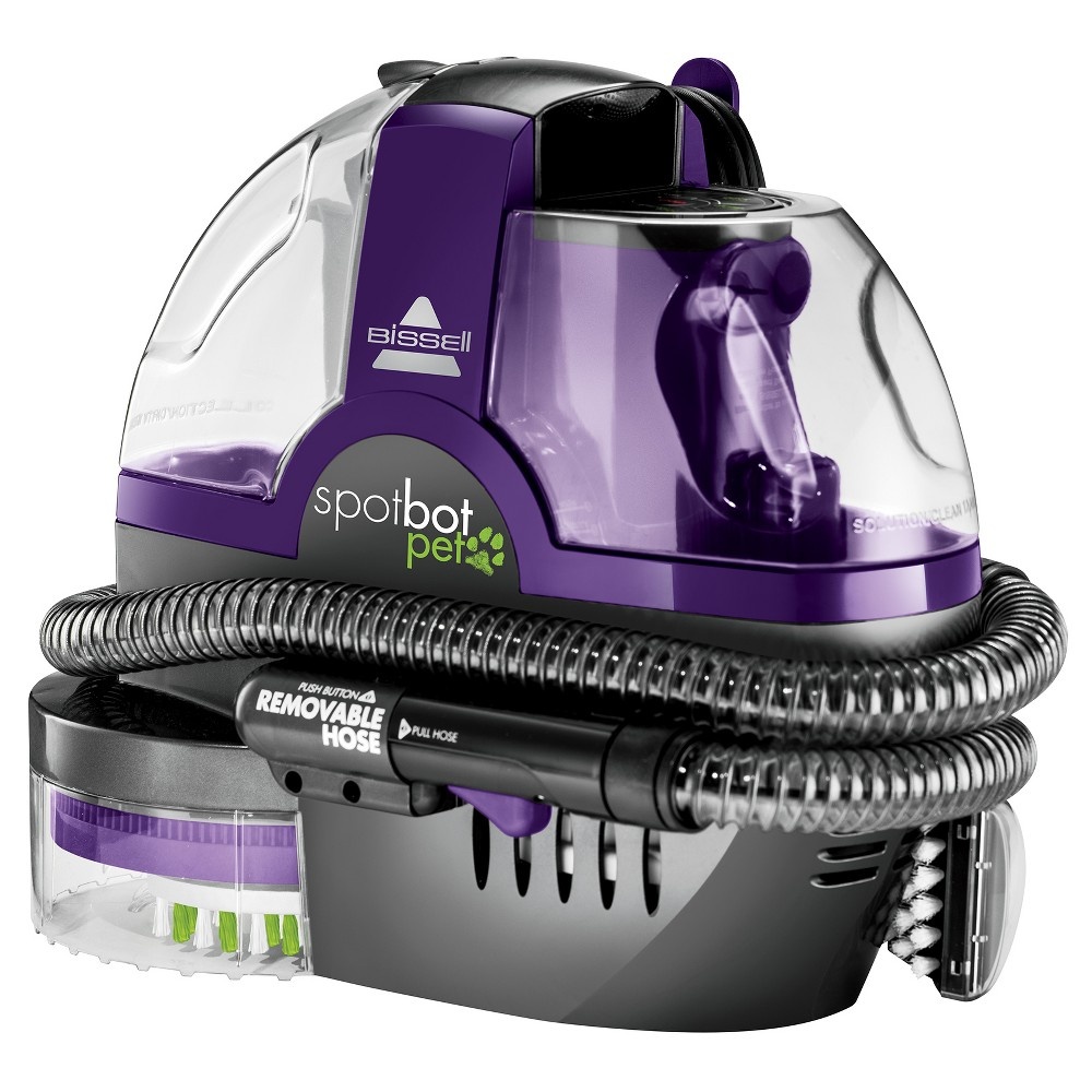 slide 2 of 8, BISSELL Spotbot Pet Robotic Portable Upholstery And Carpet Cleaner - Purple 2114, 1 ct