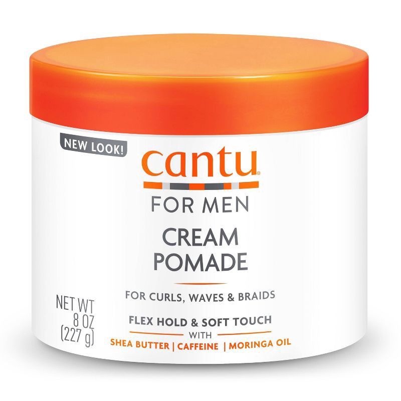 slide 1 of 1, Cantu Men's Shea Butter Cream Pomade - 8oz, 8 oz