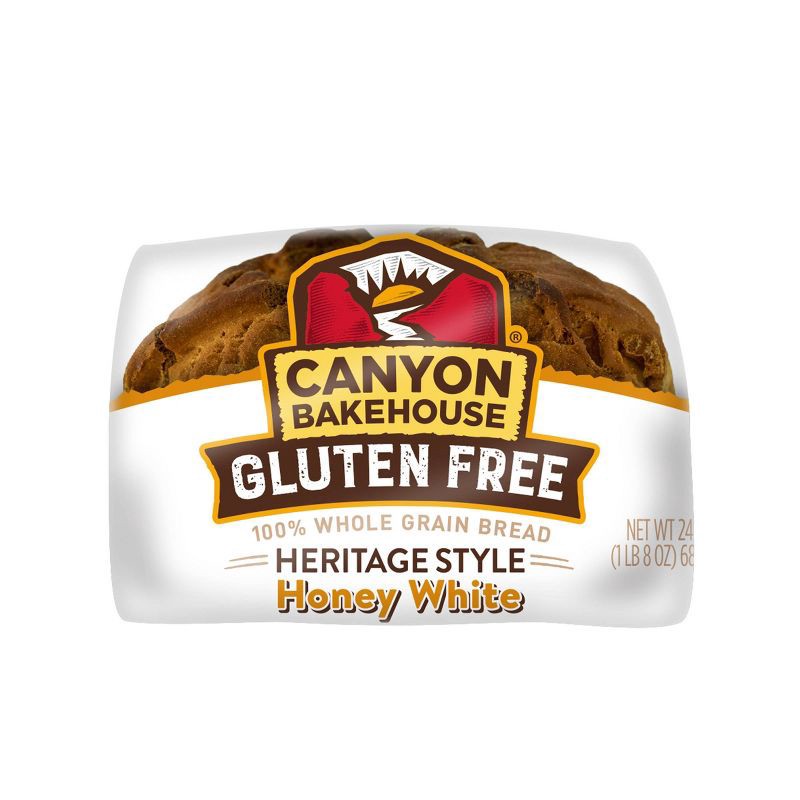 slide 4 of 8, Canyon Bakehouse Gluten Free Heritage Honey White Bread - 24oz, 24 oz