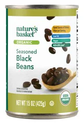 Nature's Basket Organic Seasoned Black Beans