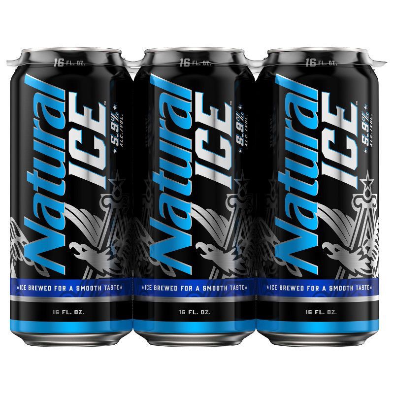 slide 2 of 10, Natural Light Natural Ice Beer - 6pk/16 fl oz Cans, 6 ct; 16 fl oz