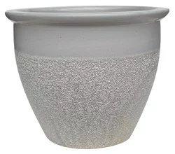 Hdo Palisades Planter 11.75" White