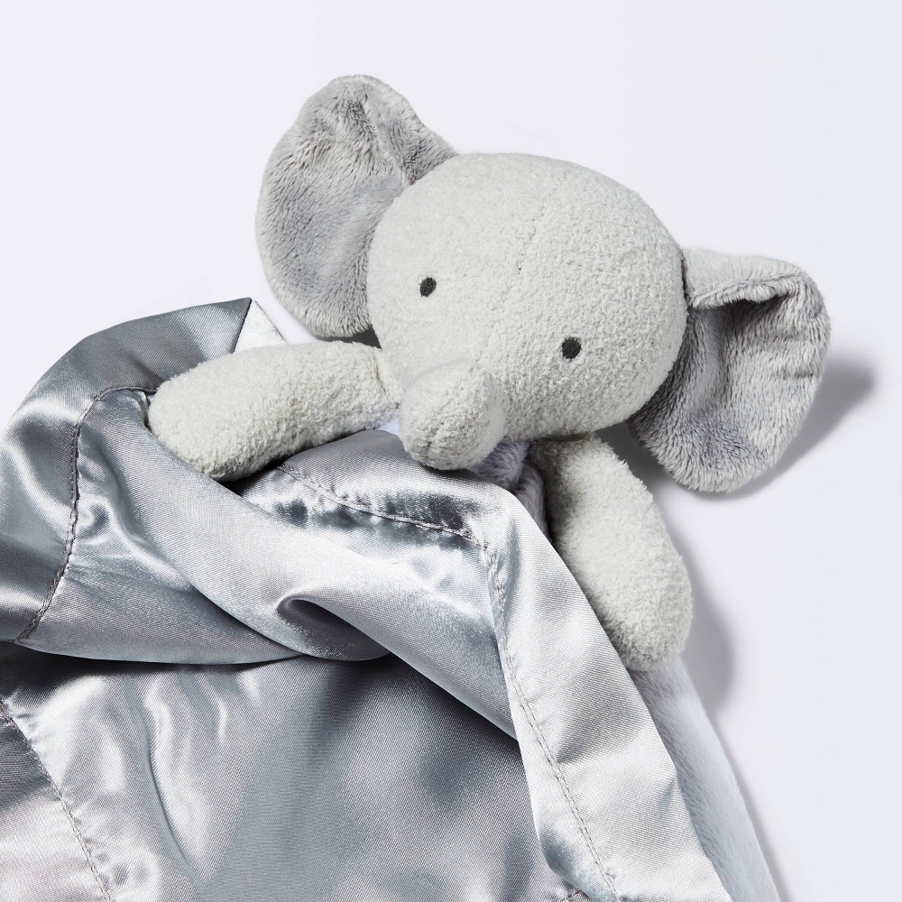 Small Security Blanket Elephant Cloud Island Gray 1 ct Shipt