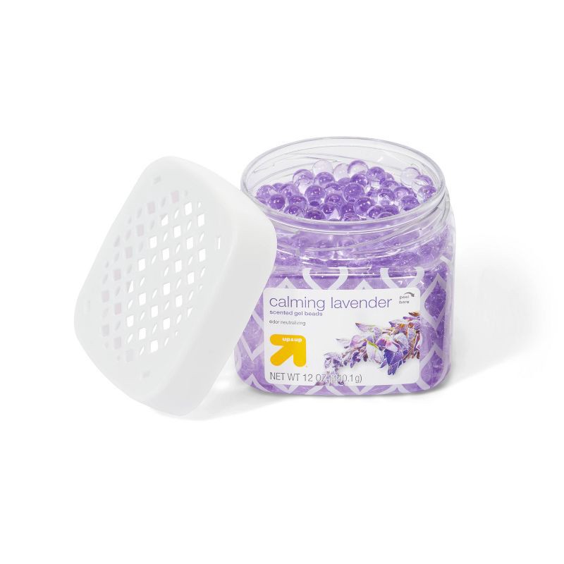 slide 2 of 3, Scented Gel Beads Air Freshener - Calming Lavender - 12oz - up&up™, 12 oz