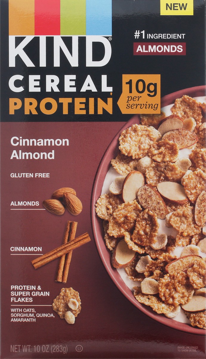 slide 2 of 14, KIND Protein Cinnamon Almond Cereal 10 oz, 10 oz