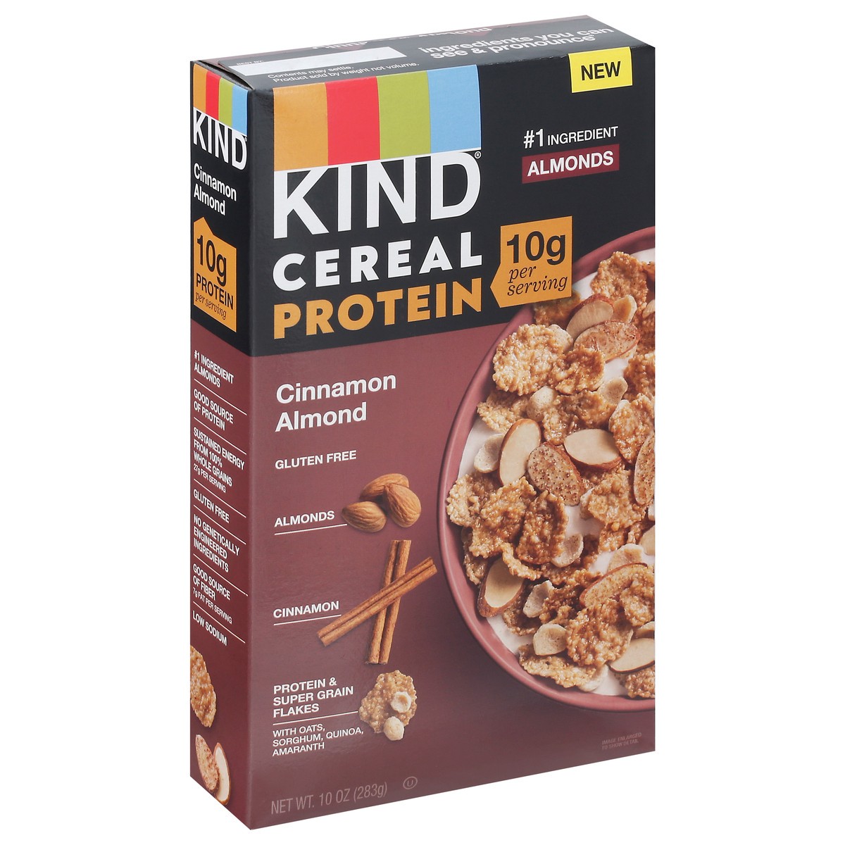 slide 13 of 14, KIND Protein Cinnamon Almond Cereal 10 oz, 10 oz