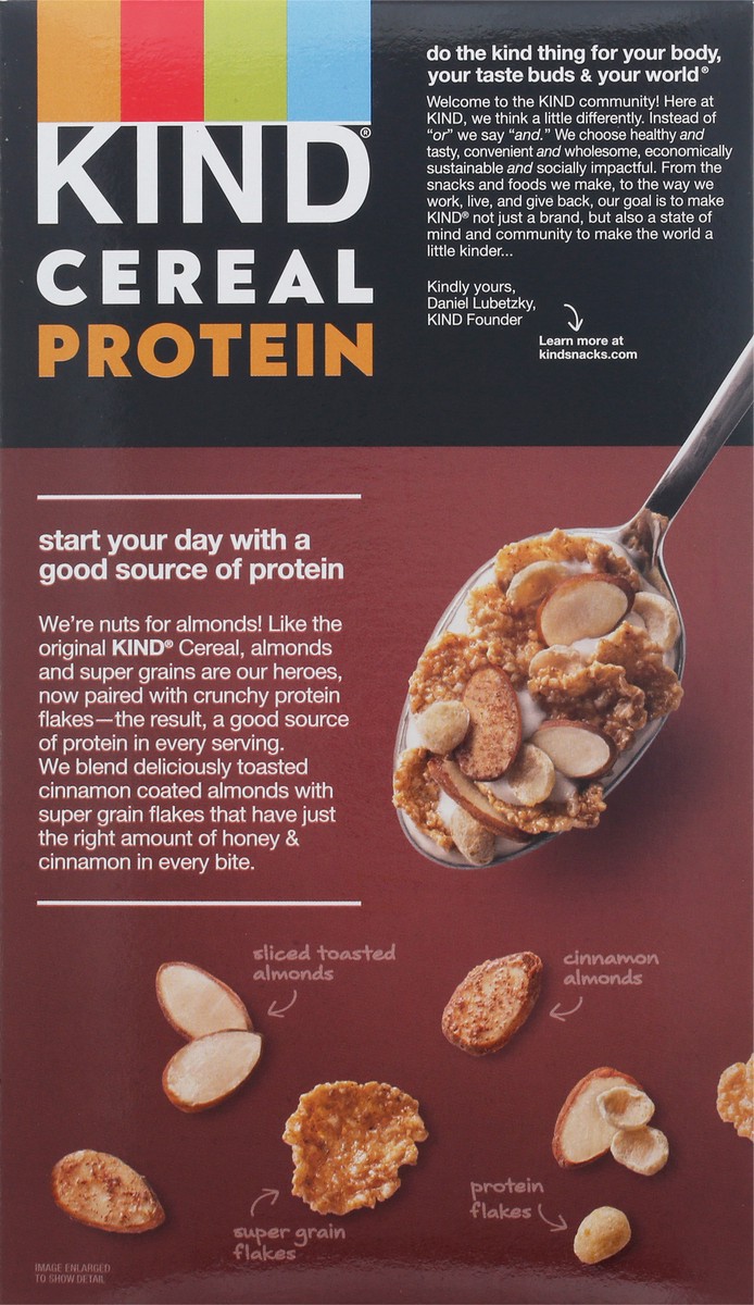 slide 4 of 14, KIND Protein Cinnamon Almond Cereal 10 oz, 10 oz