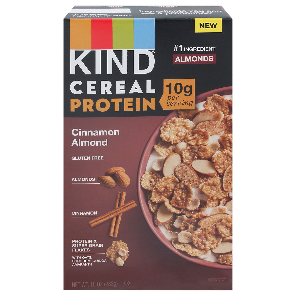 slide 1 of 14, KIND Protein Cinnamon Almond Cereal 10 oz, 10 oz