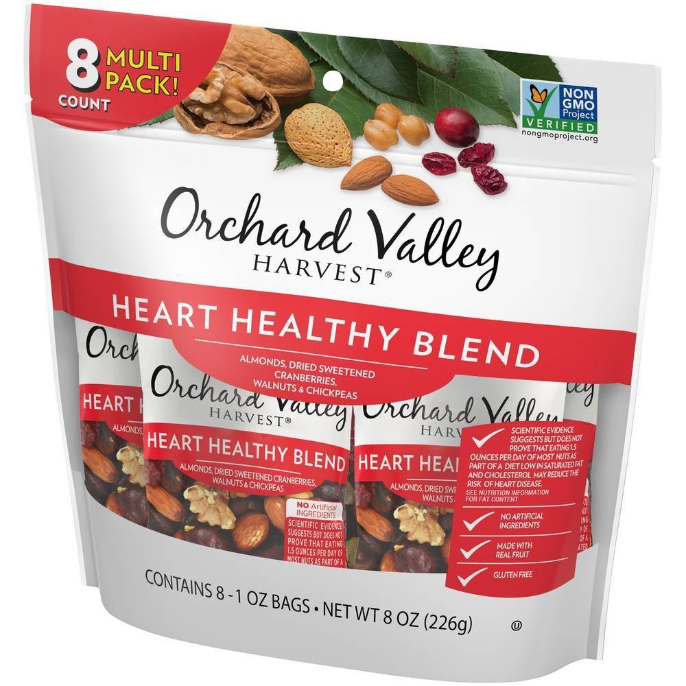 slide 4 of 5, JBSS Orchard Valley Harvest Heart Healthy Blend - 8oz, 8 oz