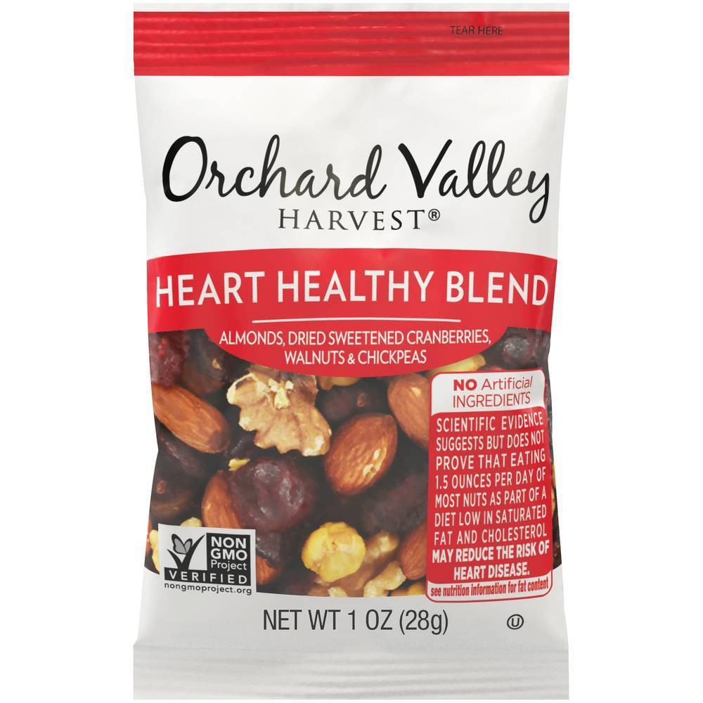 slide 5 of 5, JBSS Orchard Valley Harvest Heart Healthy Blend - 8oz, 8 oz