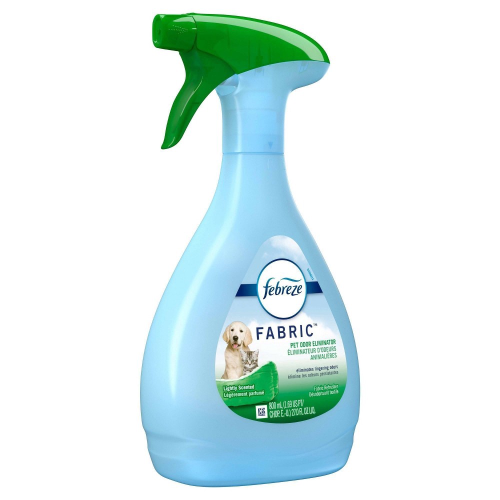 slide 4 of 8, Febreze Odor-Fighting Fabric Refresher Pet Odor Fighter, 27 oz. Spray, 27 fl oz