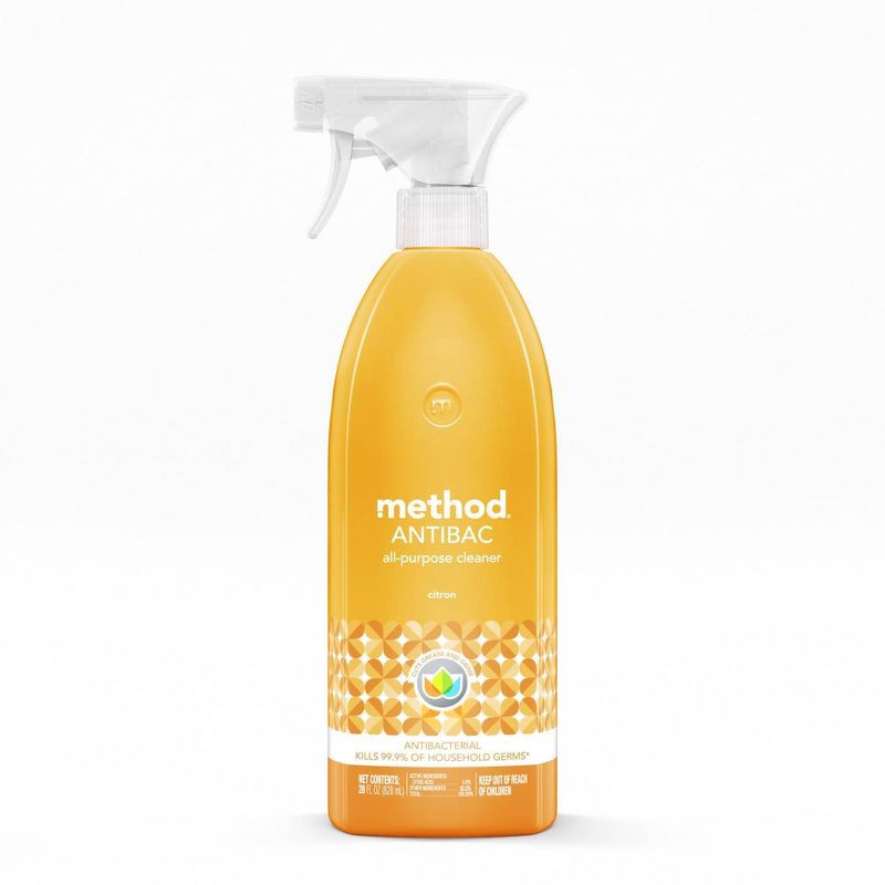 slide 1 of 5, Method Citron Antibacterial All Purpose Spray - 28 fl oz, 28 fl oz
