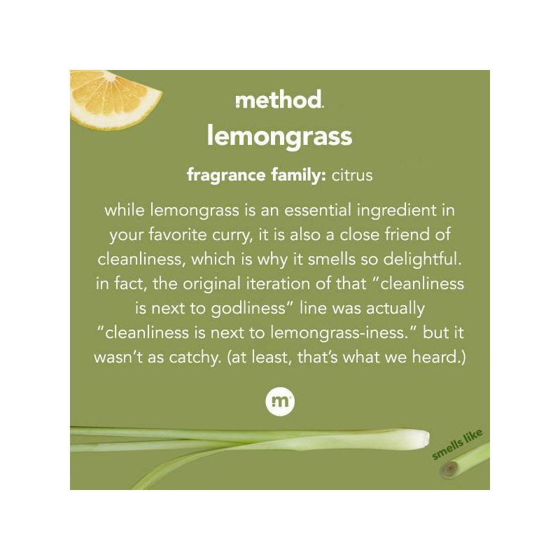 slide 4 of 5, Method Lemongrass Cleaning Products Kitchen Degreaser Spray Bottle - 28 fl oz, 28 fl oz