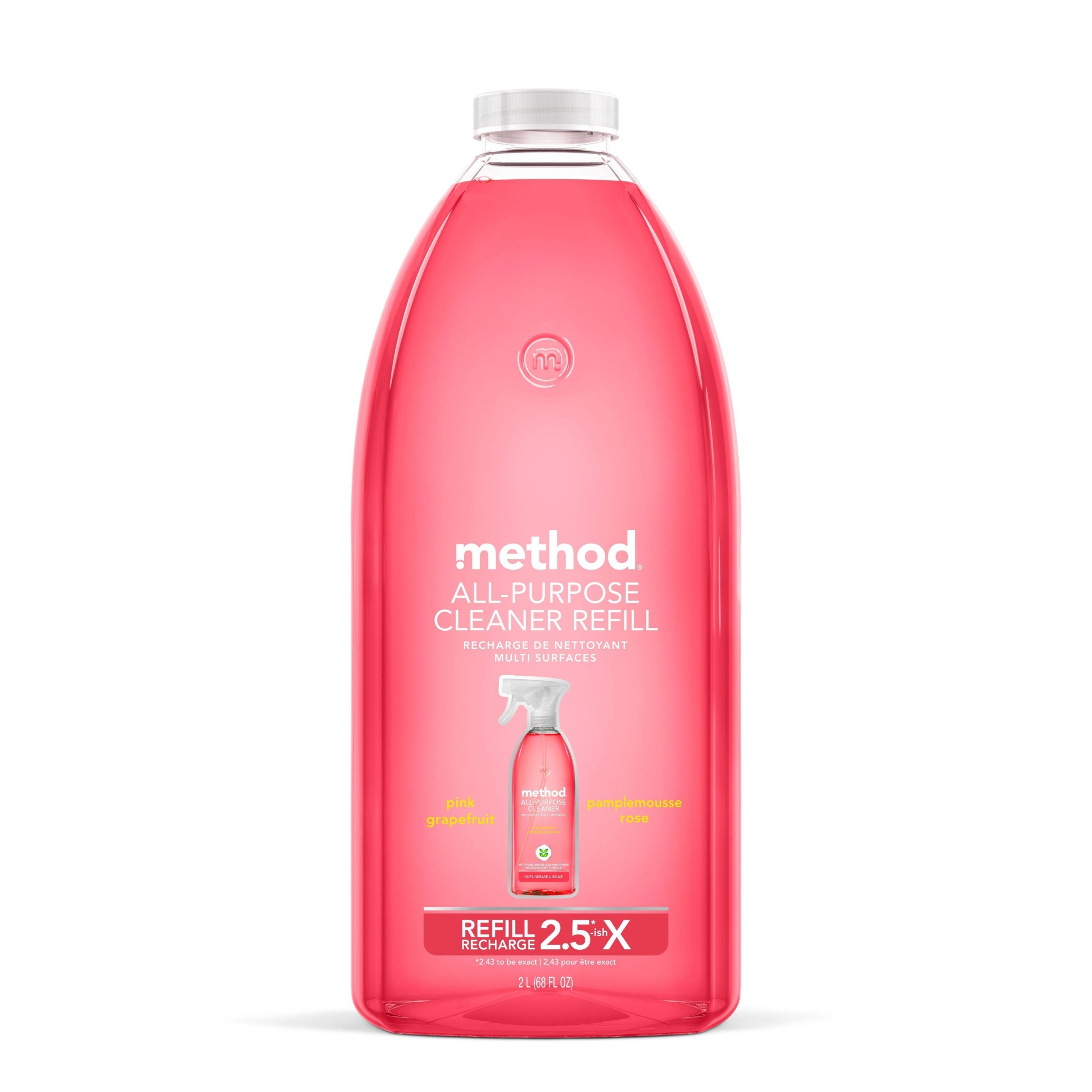 Method All Purpose Cleaner Refill Pink Grapefruit 68 fl oz Shipt
