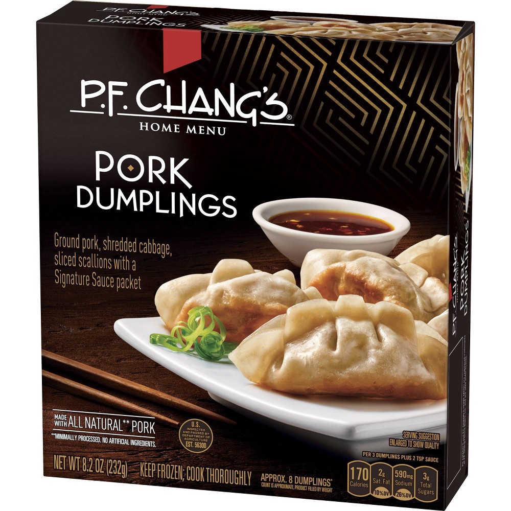 slide 3 of 3, P.F. Chang's Frozen Signature Pork Dumplings - 8.2oz, 8.2 oz
