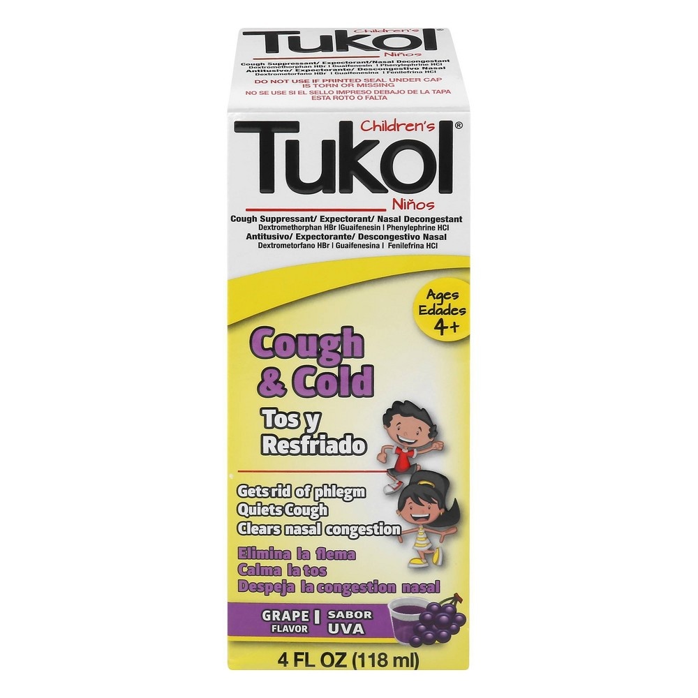 slide 3 of 5, Children's Tukol A+ Cough & Cold - Grape, 4 oz