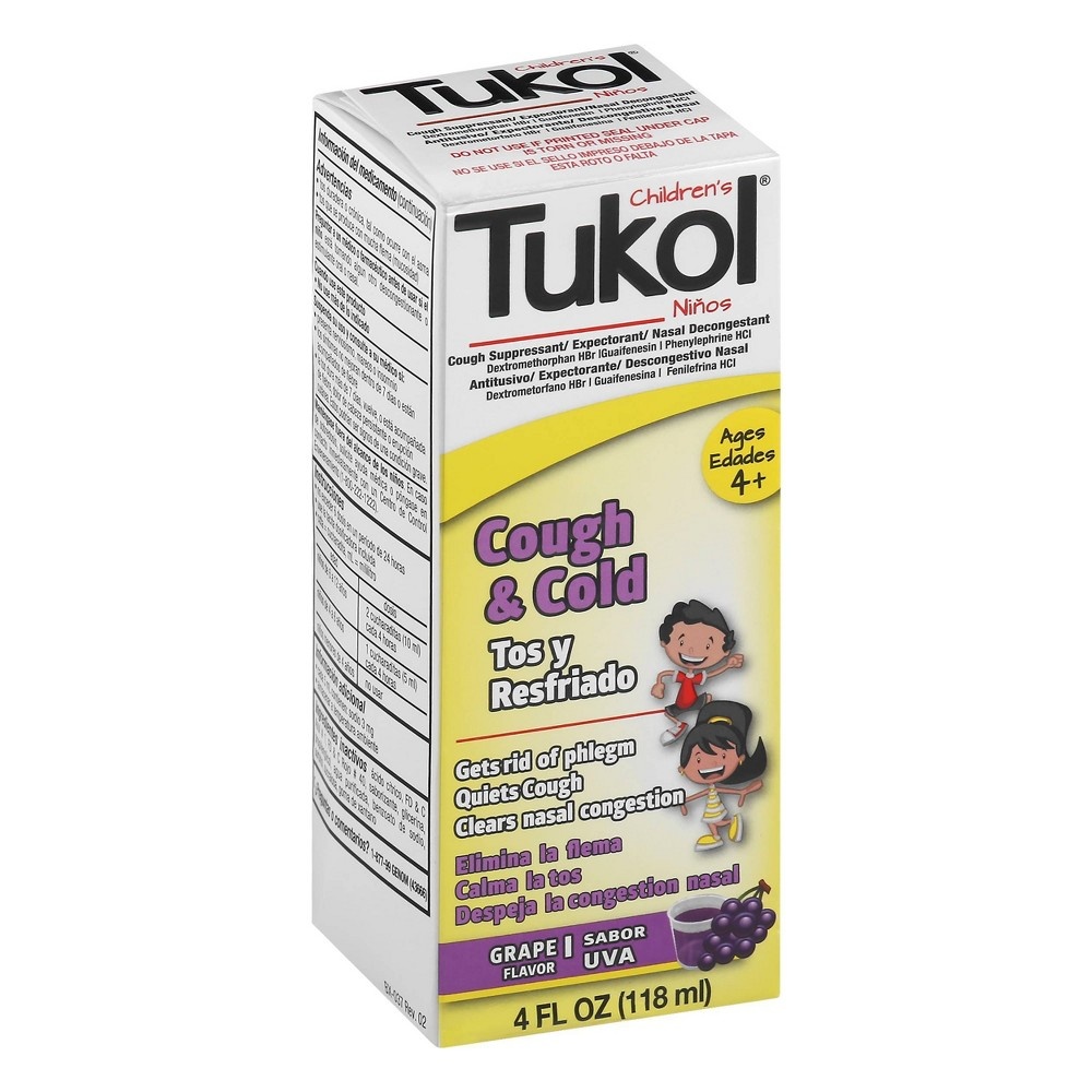 slide 4 of 5, Children's Tukol A+ Cough & Cold - Grape, 4 oz