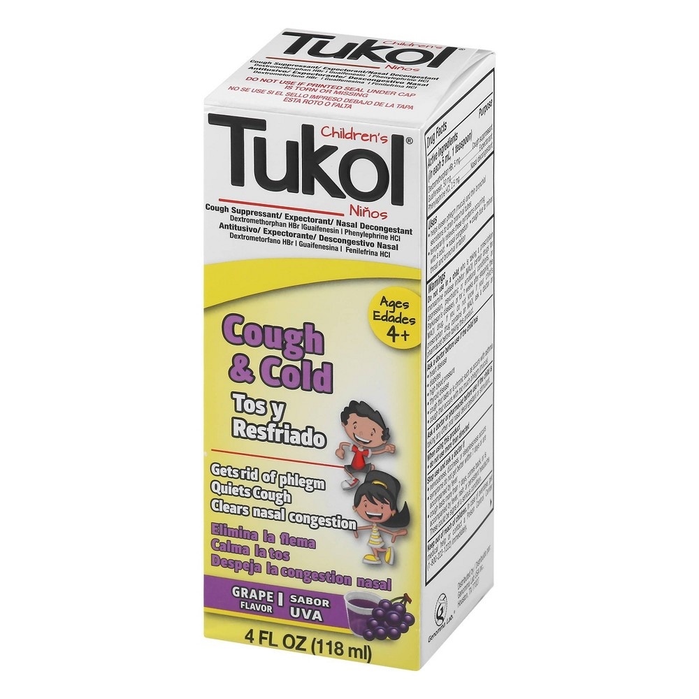 slide 5 of 5, Children's Tukol A+ Cough & Cold - Grape, 4 oz