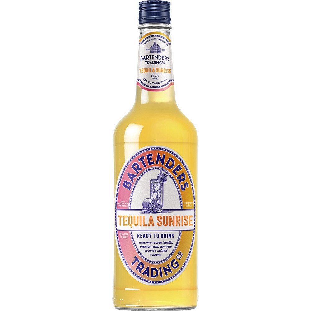 slide 1 of 1, Bartenders Trading Co Bartenders Tequila Sunrise, 750 ml